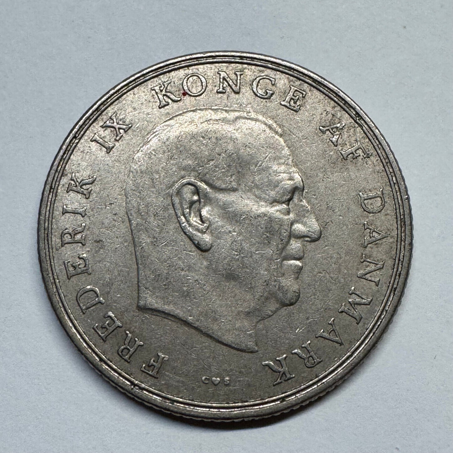 1962 Denmark 1 Krone - Beautiful Coin - #B-055