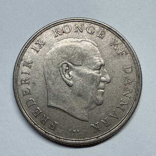 1962 Denmark 1 Krone - Beautiful Coin - #B-055
