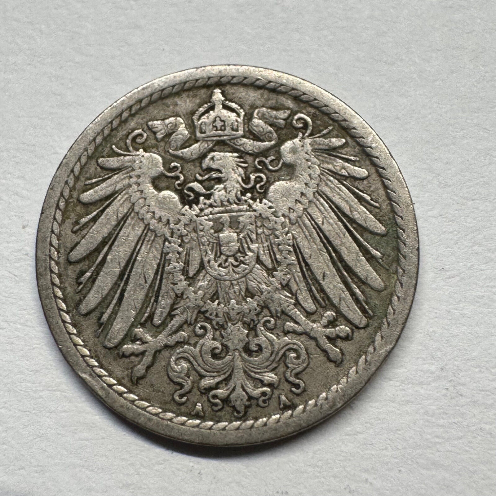 1907 Germany 5 Pfennig - Beautiful Coin - #B-056