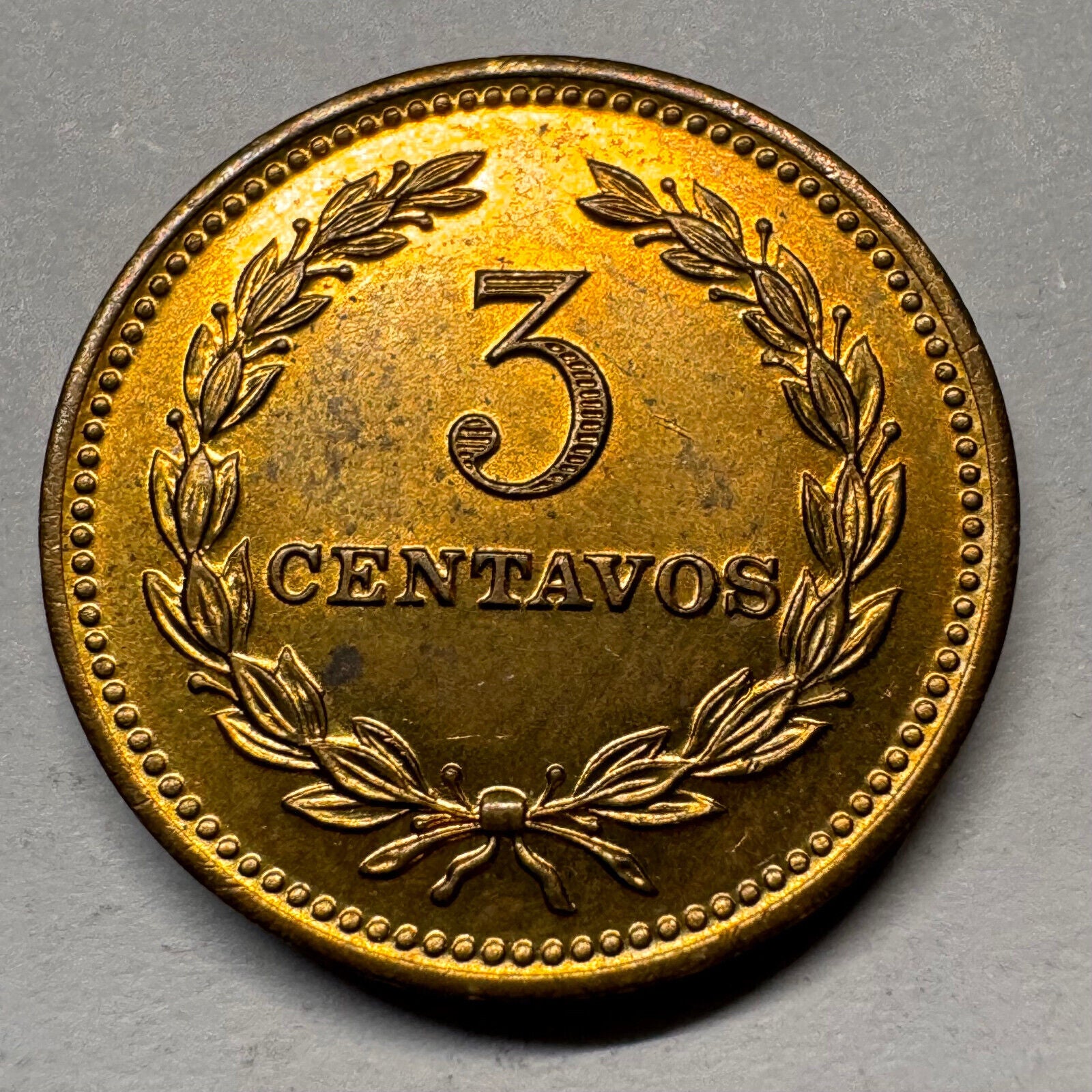1974 El Salvador 3 Centavos - Beautiful Coin - #A-020
