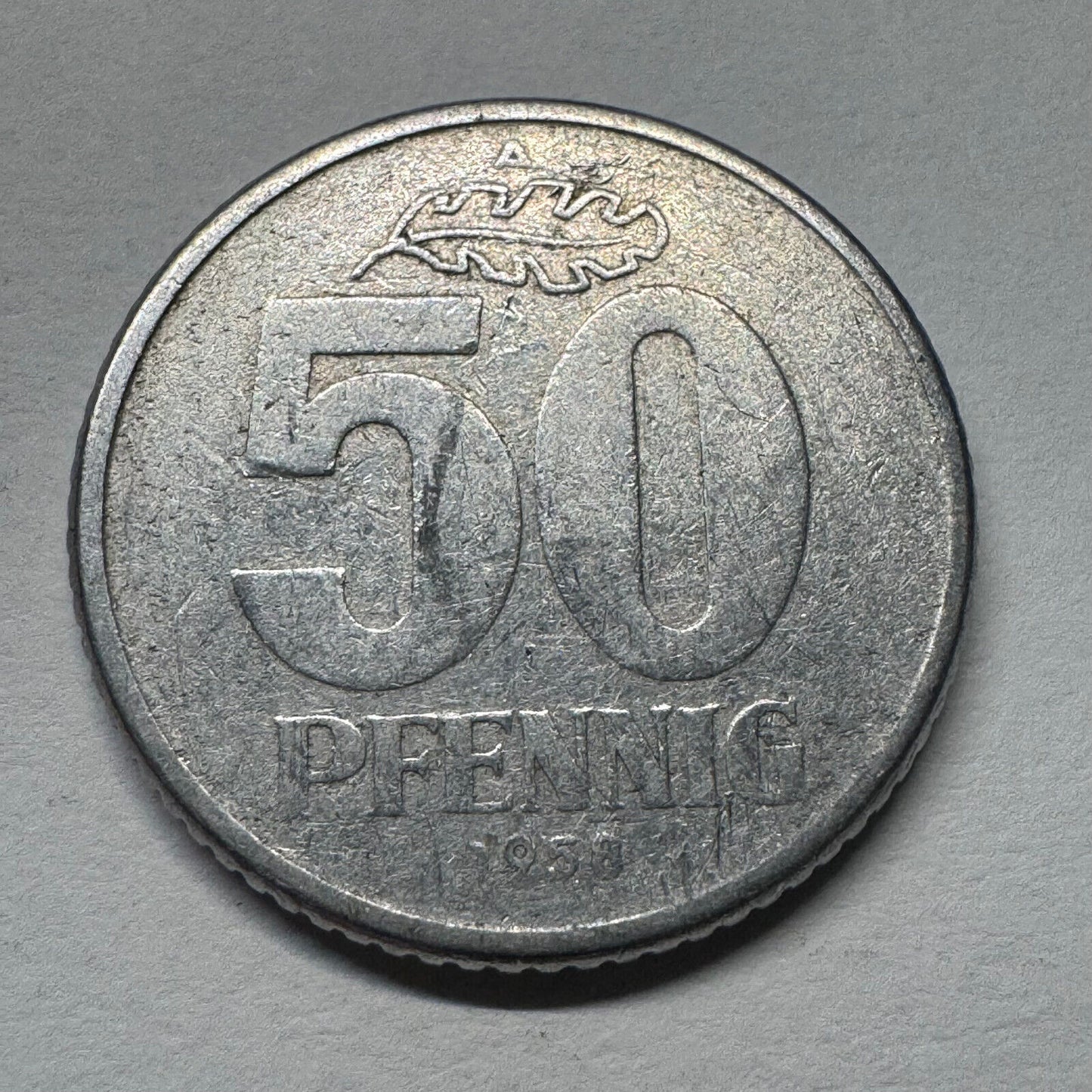 1958 Germany 50 Pfennig - Beautiful Coin - #B-053