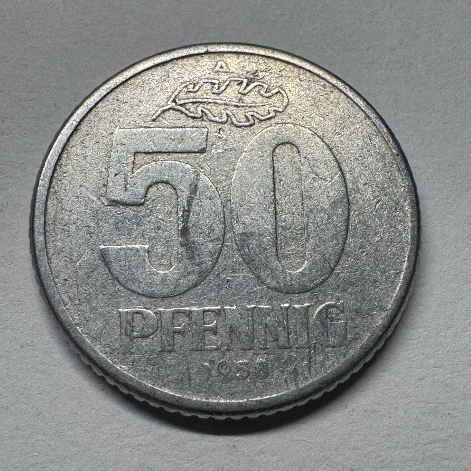 1958 Germany 50 Pfennig - Beautiful Coin - #B-053