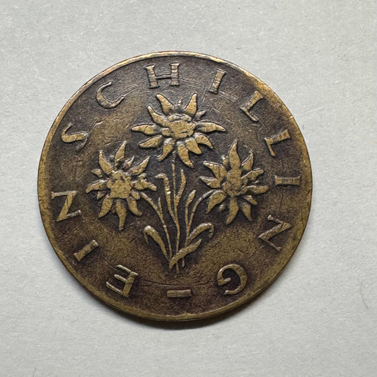 1961 Austria 1 Schilling - Beautiful Coin - #B-003