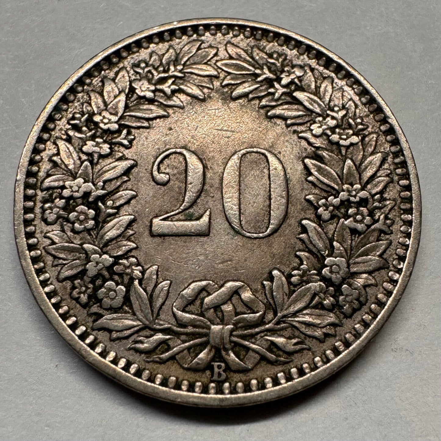 1939 Switzerland 20 Rappen - Beautiful Coin - #A-023
