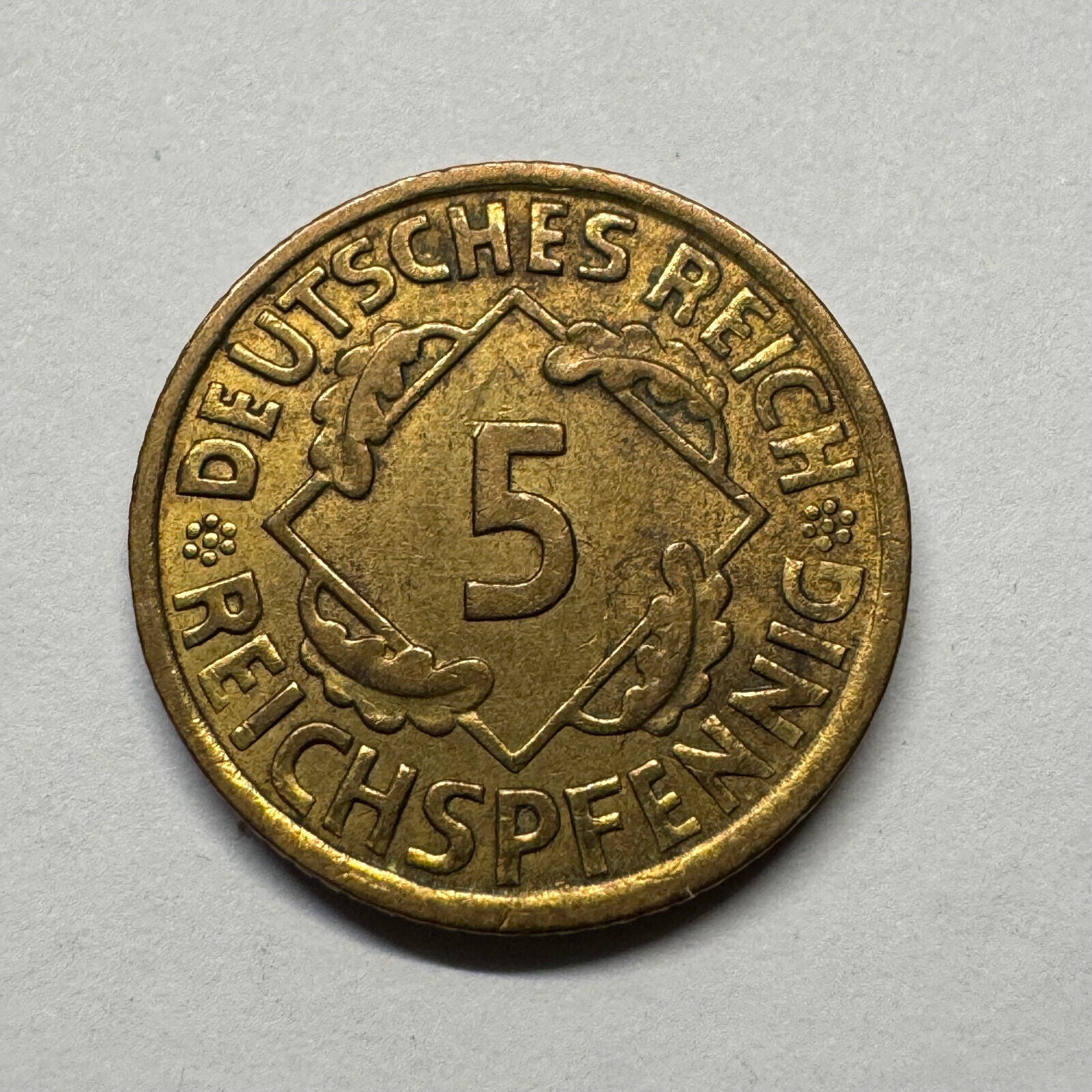 1936 Germany 5 Reichspfennig - Beautiful Coin - #B-052
