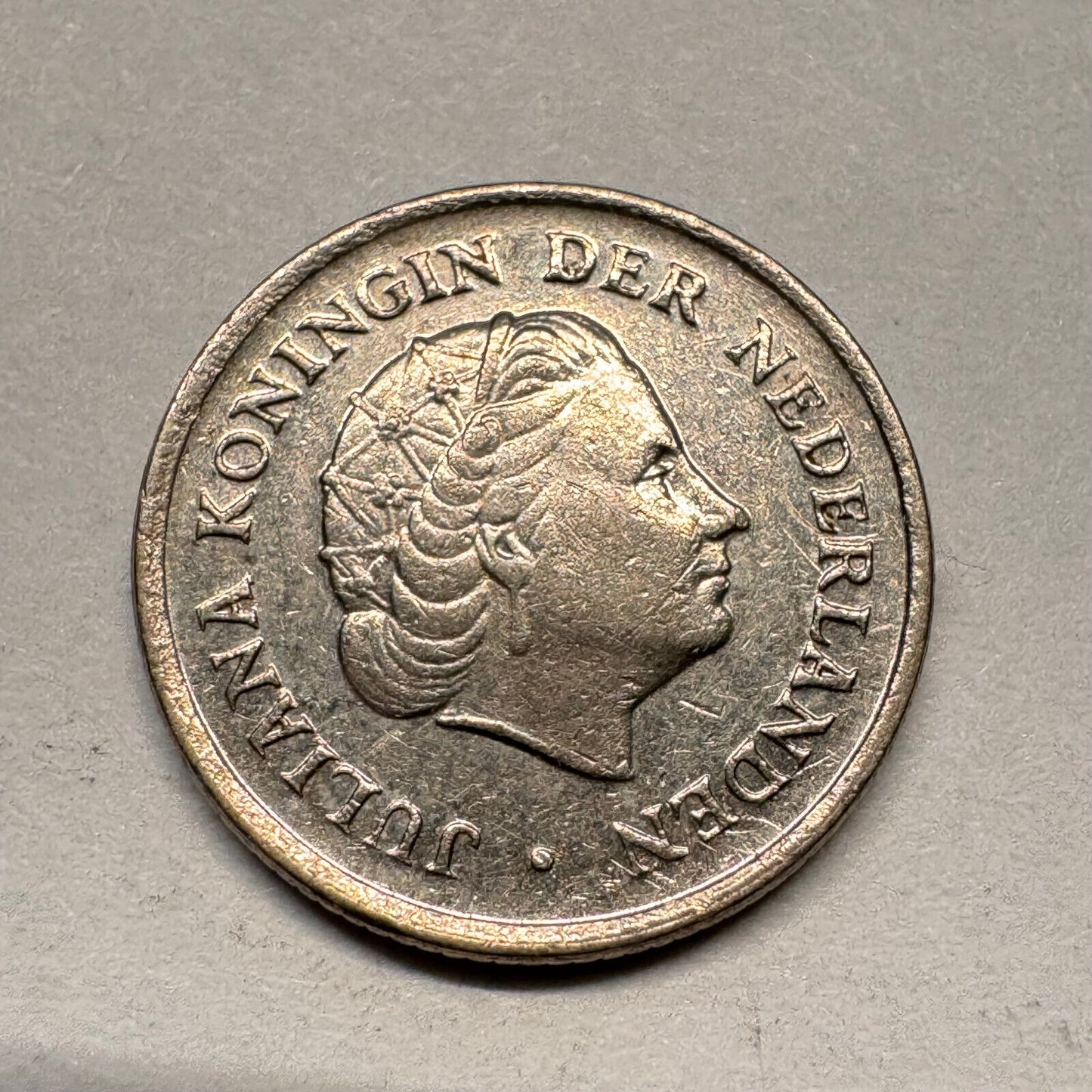 1970 Netherlands 10 Cents - Beautiful Coin - #A-034