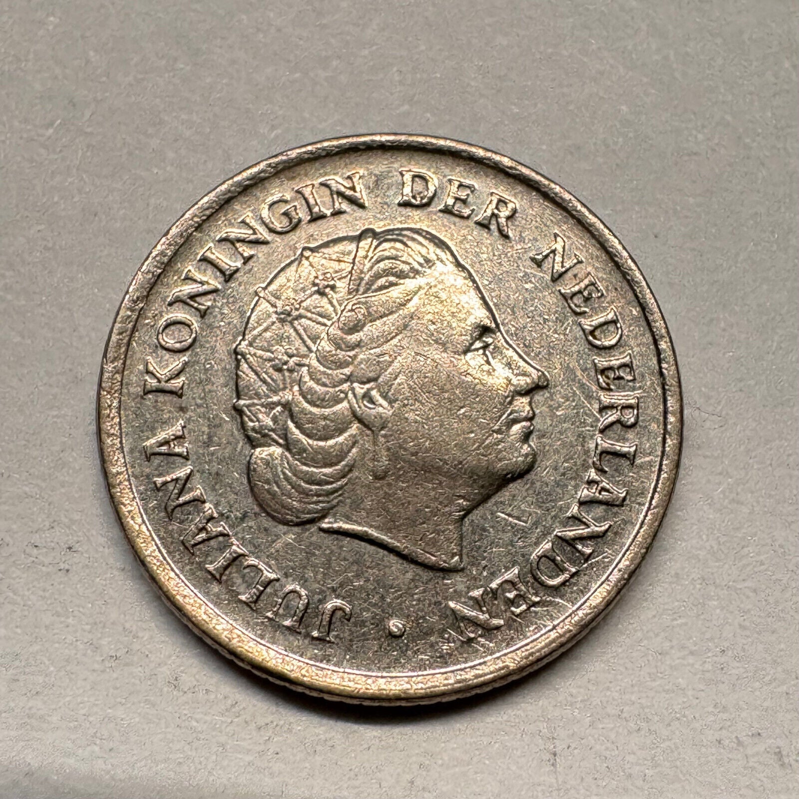 1970 Netherlands 10 Cents - Beautiful Coin - #A-034