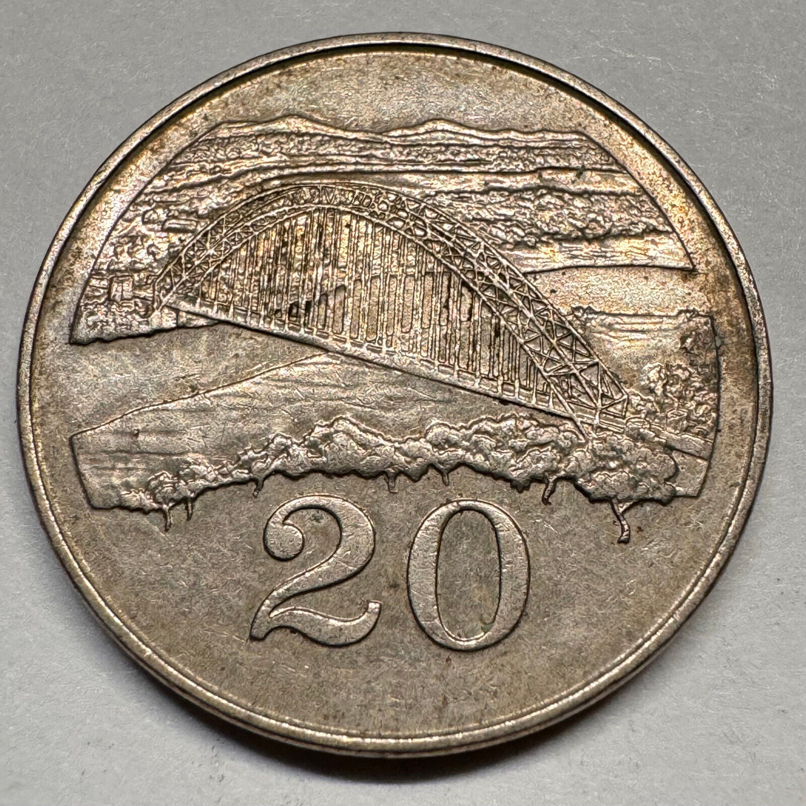 1980 Zimbabwe 20 Cents - Beautiful Coin - #A-045