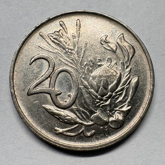1983 South Africa 20 Cents - Beautiful Coin - #A-032