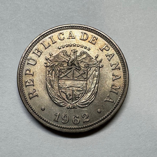 1962 Panama 5 Centesimos - Beautiful Coin - #B-003