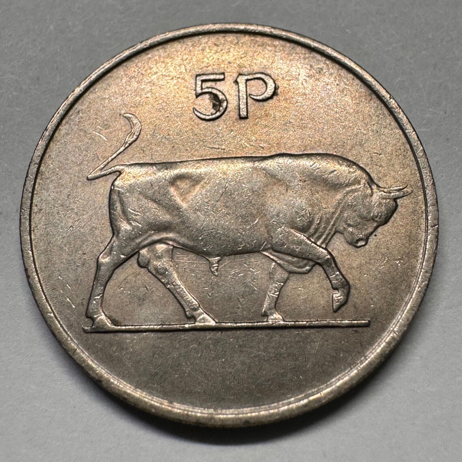 1971 Ireland 5 Pence - Beautiful Coin - #A-066