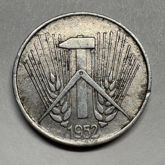 1952 Germany 1 Pfennig - Beautiful Coin - #A-069