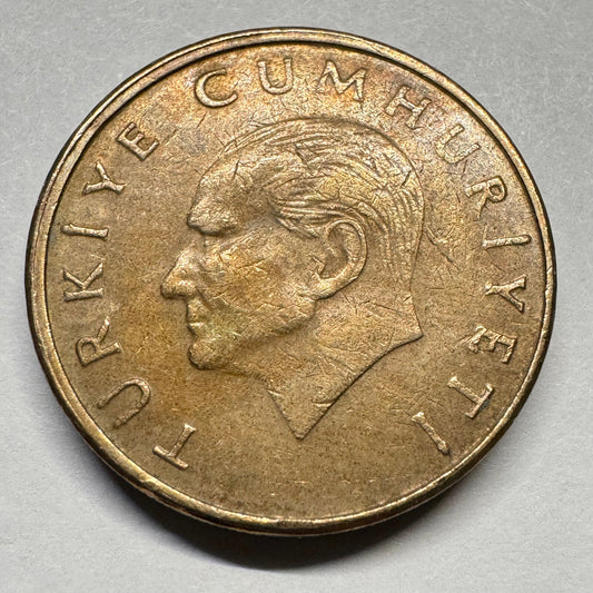 1997 Turkey Bin Lira - Beautiful Coin - #A-027
