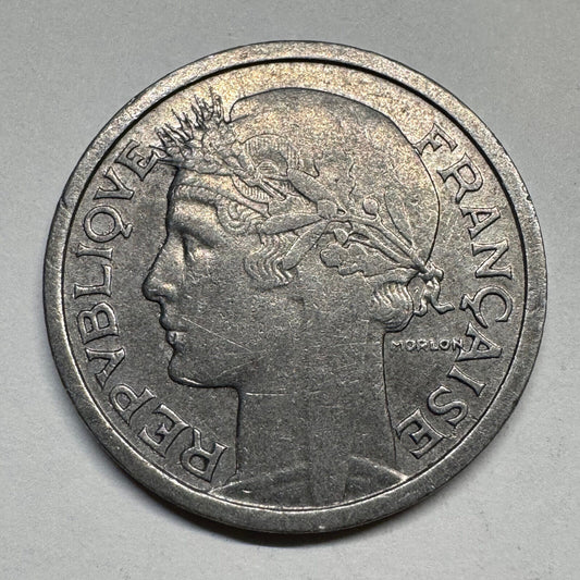 1957 France 1 Franc - Beautiful Coin - #B-054