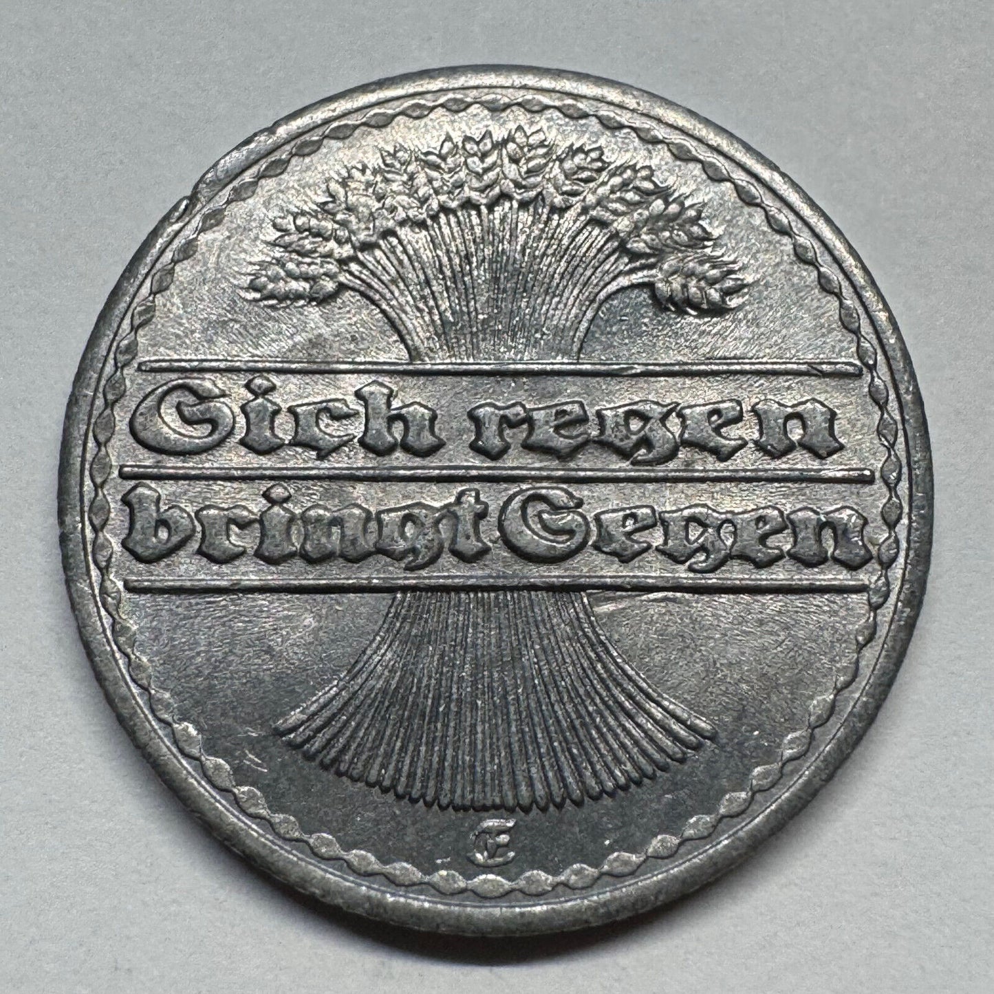 1920 Germany 50 Pfennig - Beautiful Coin - #B-056