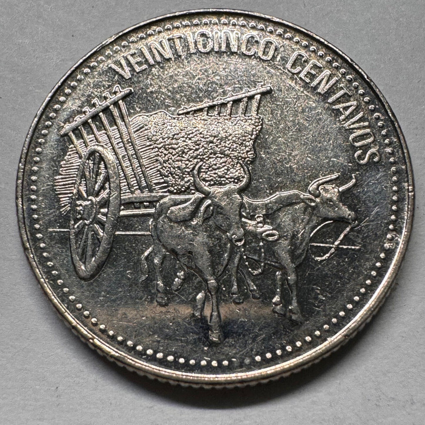 1990 Dominican Republic 25 Centavos - Beautiful Coin - #A-055