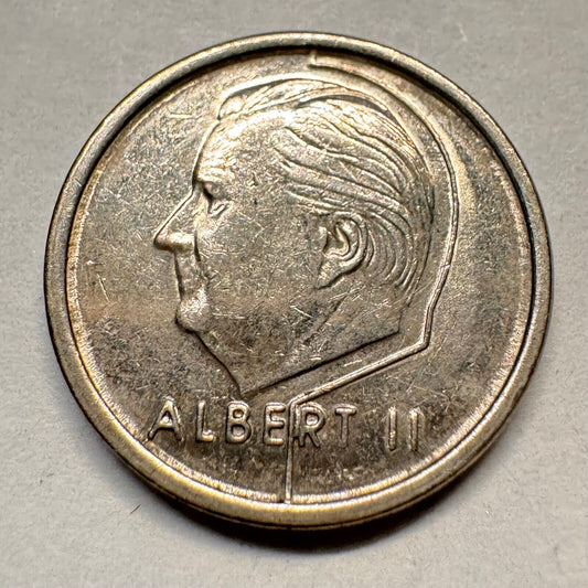 1994 Belgium 1 Franc - Beautiful Coin - #A-026