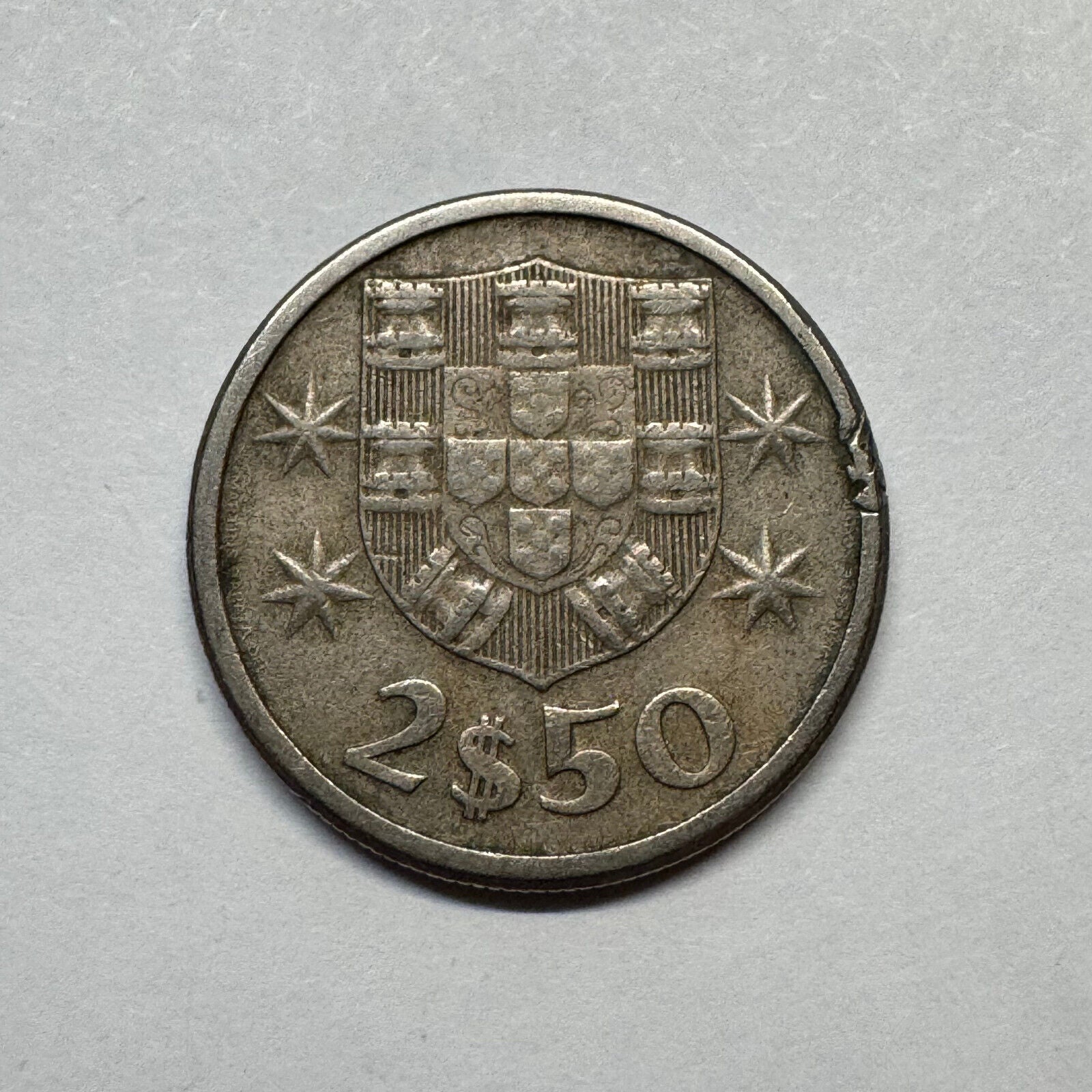 1963 Portugal 2.50 Escudos - Beautiful Coin - #B-021