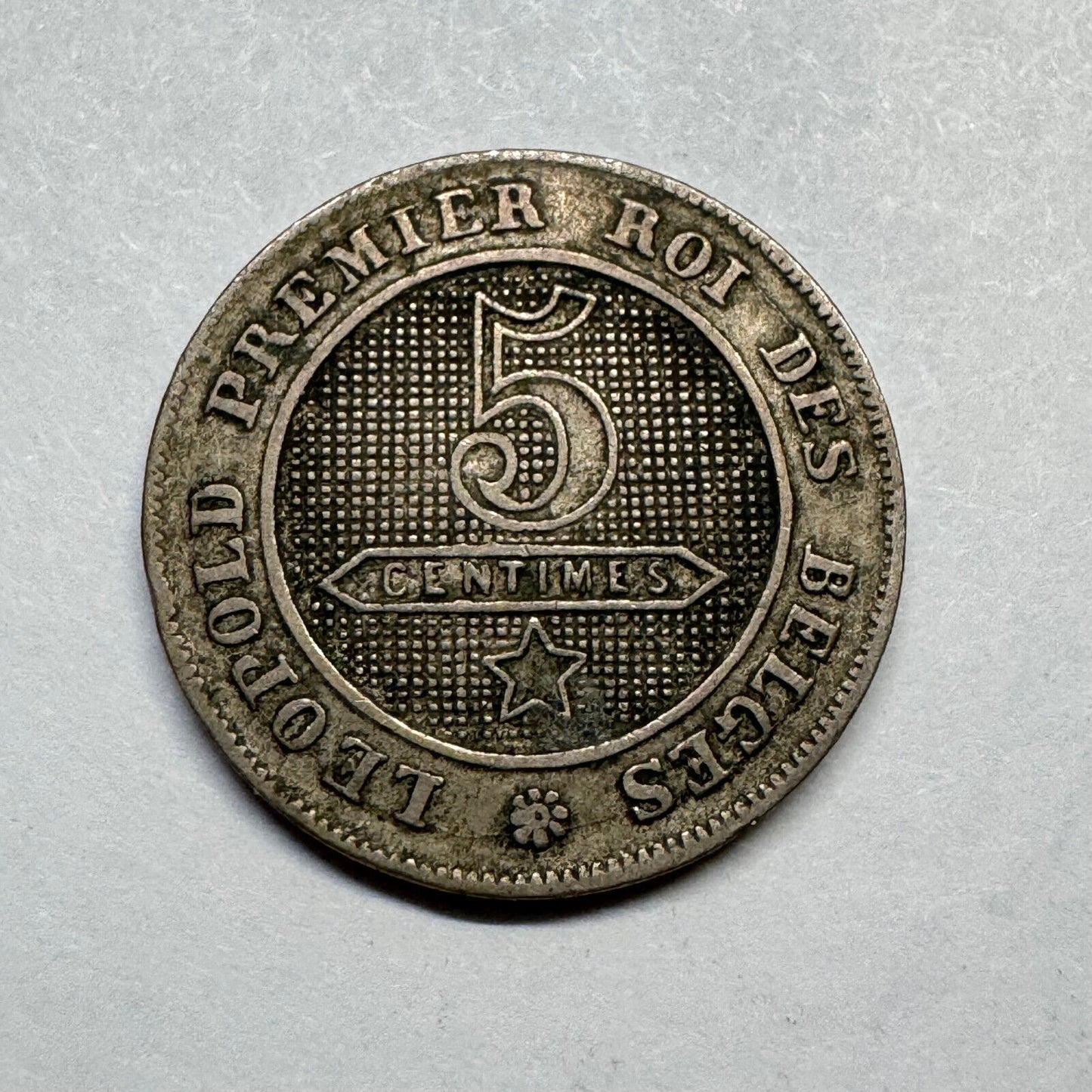 1863 Belgium 5 Centimes - Beautiful Coin - #B-002
