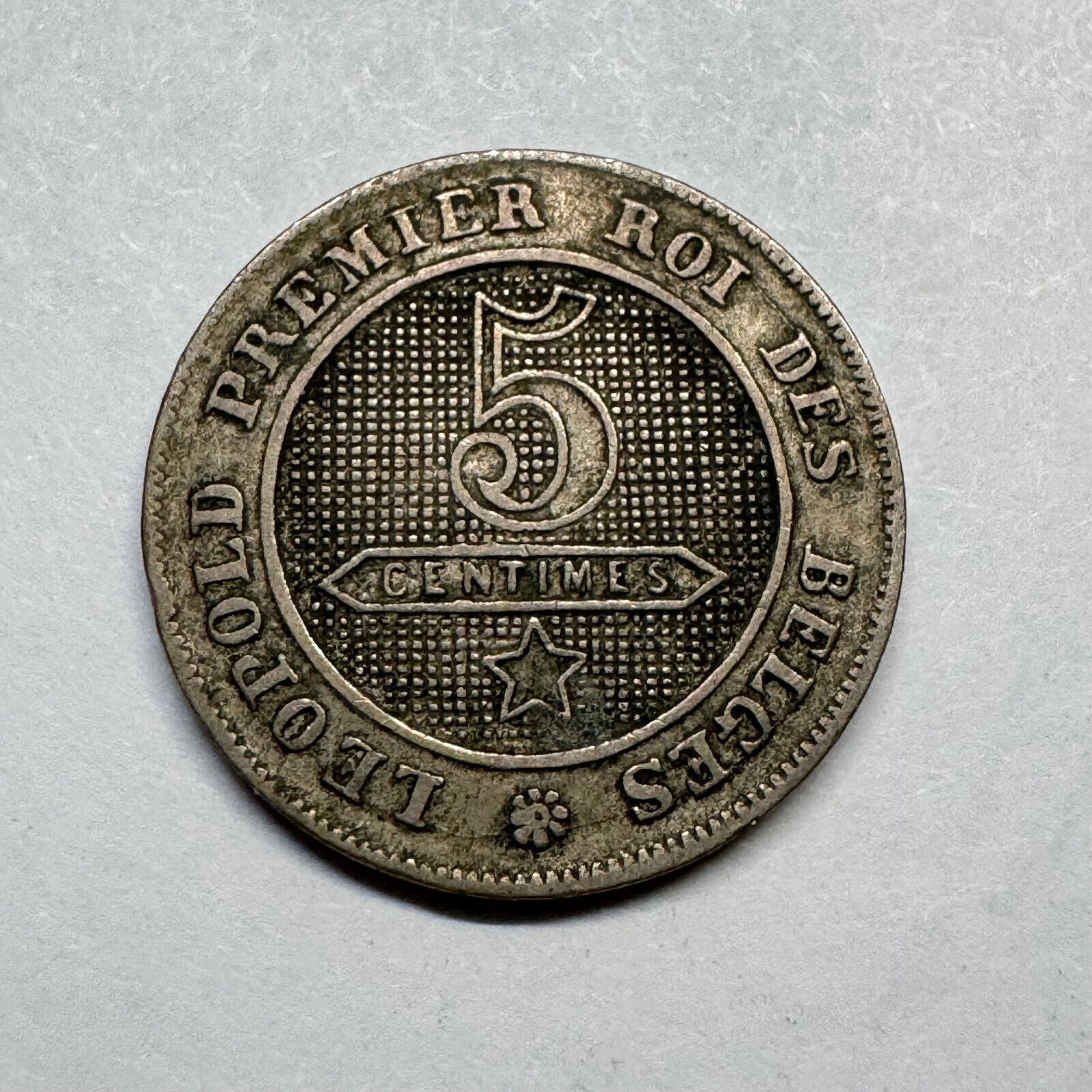 1863 Belgium 5 Centimes - Beautiful Coin - #B-002
