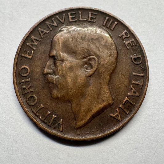 1921 Italy 5 Centesimi - Beautiful Coin - #A-095