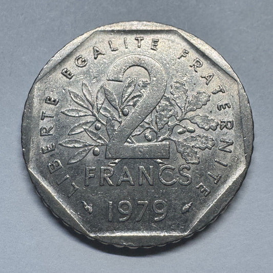 1979 France 2 Francs - Beautiful Coin - #A-099