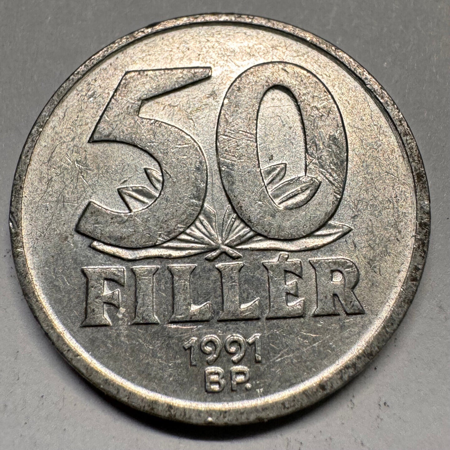 1991 Hungary 50 Filler - Beautiful Coin - #A-061