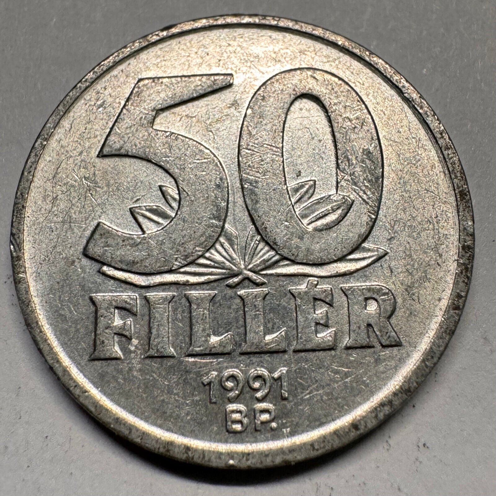 1991 Hungary 50 Filler - Beautiful Coin - #A-061