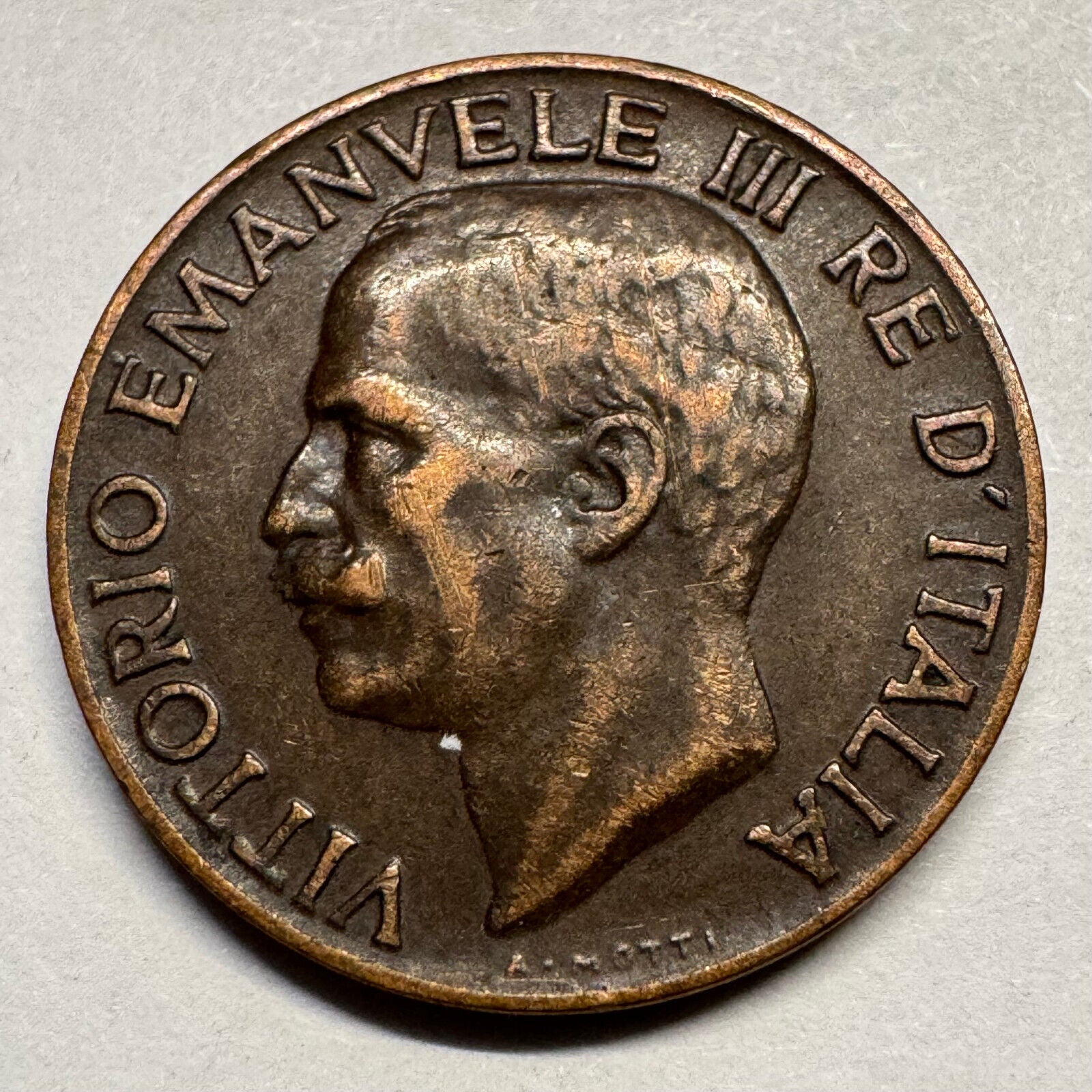 1930 Italy 5 Centesimi - Beautiful Coin - #A-085