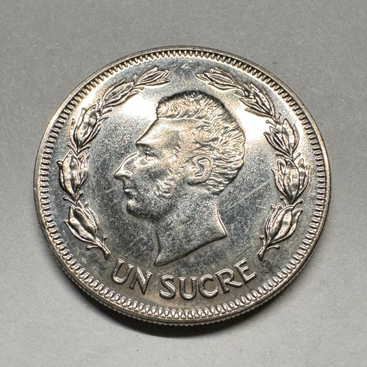 1986 Ecuador 1 Sucre - Beautiful Coin - #A-013
