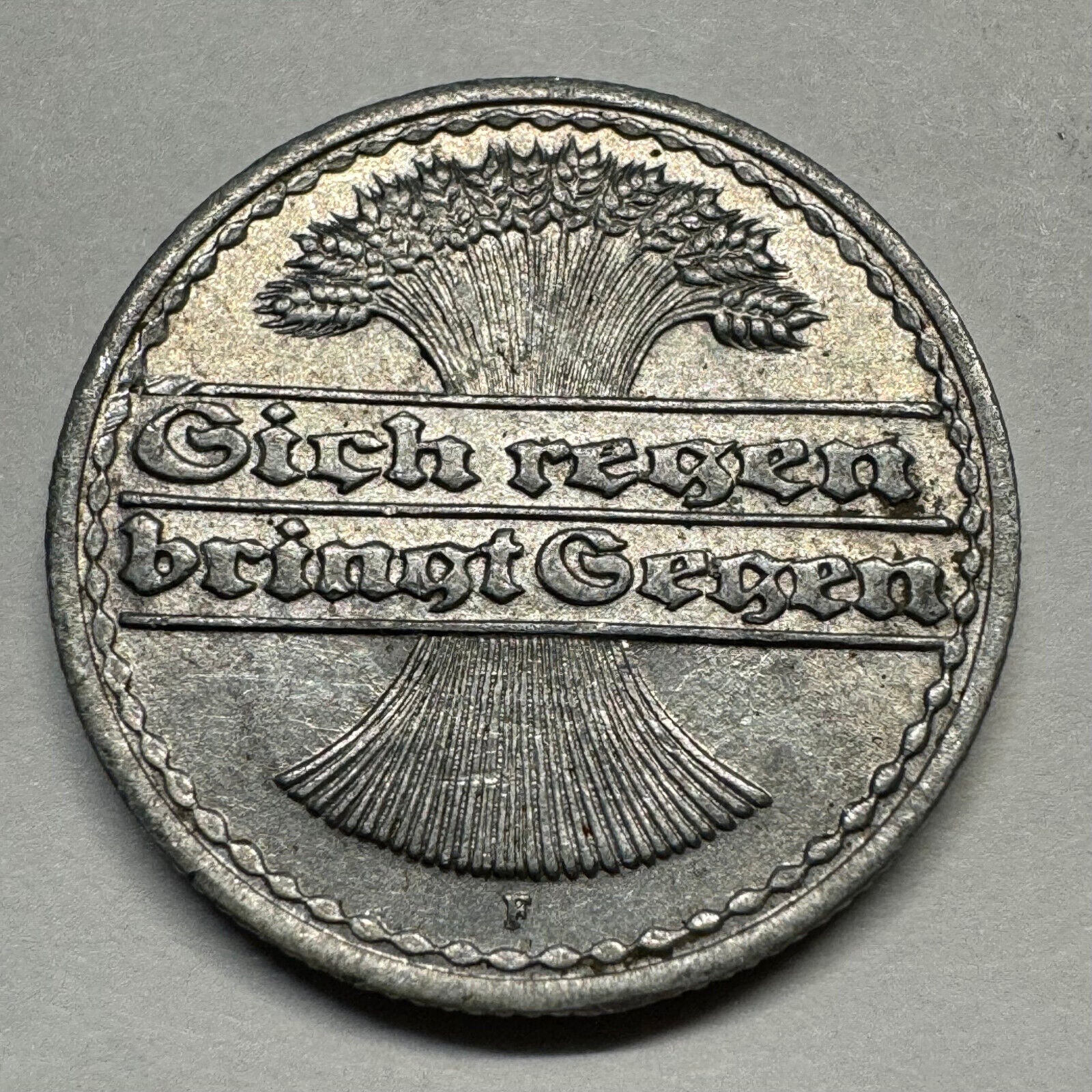 Germany 1921 50 Pfennig- Beautiful Coin - #A-004