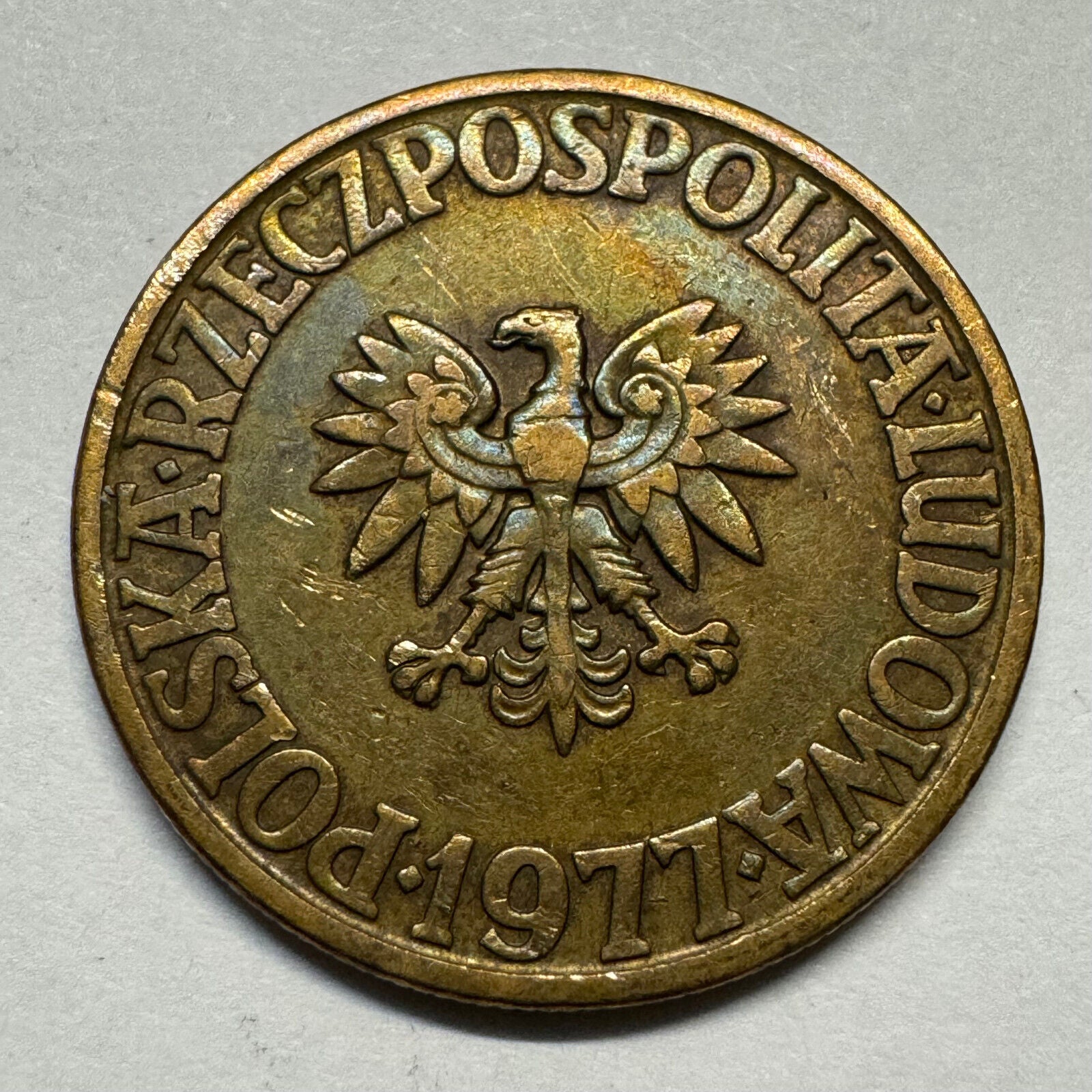 1977 Poland 5 Zloty - Beautiful Coin - #A-006