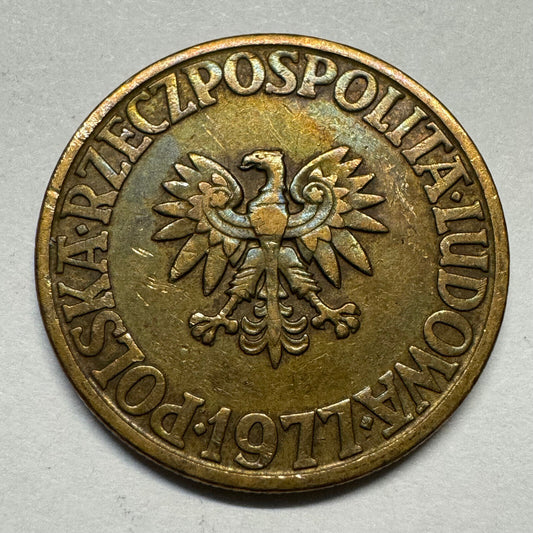 1977 Poland 5 Zloty - Beautiful Coin - #A-006