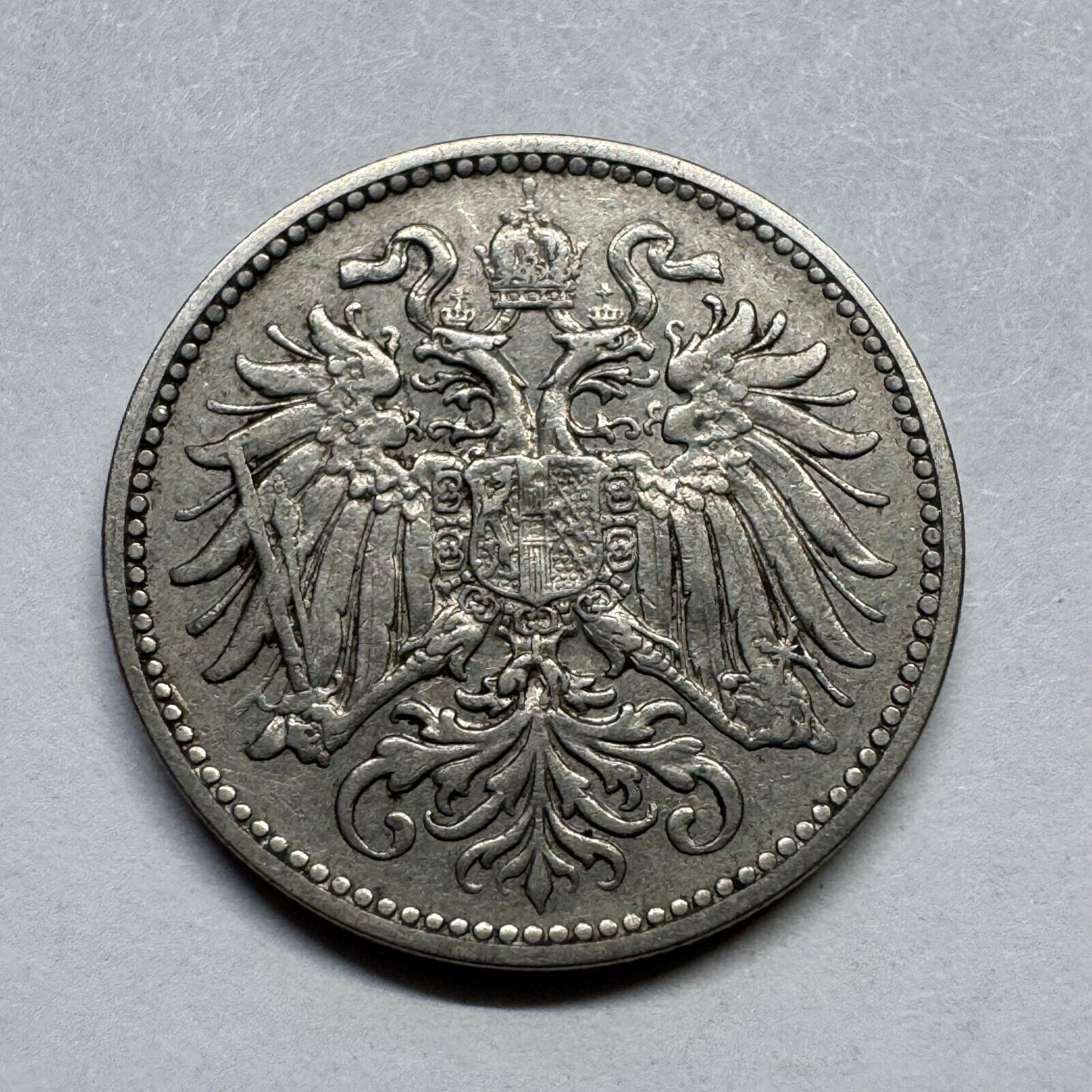 1895 Austria 10 Heller - Beautiful Coin - #B-034