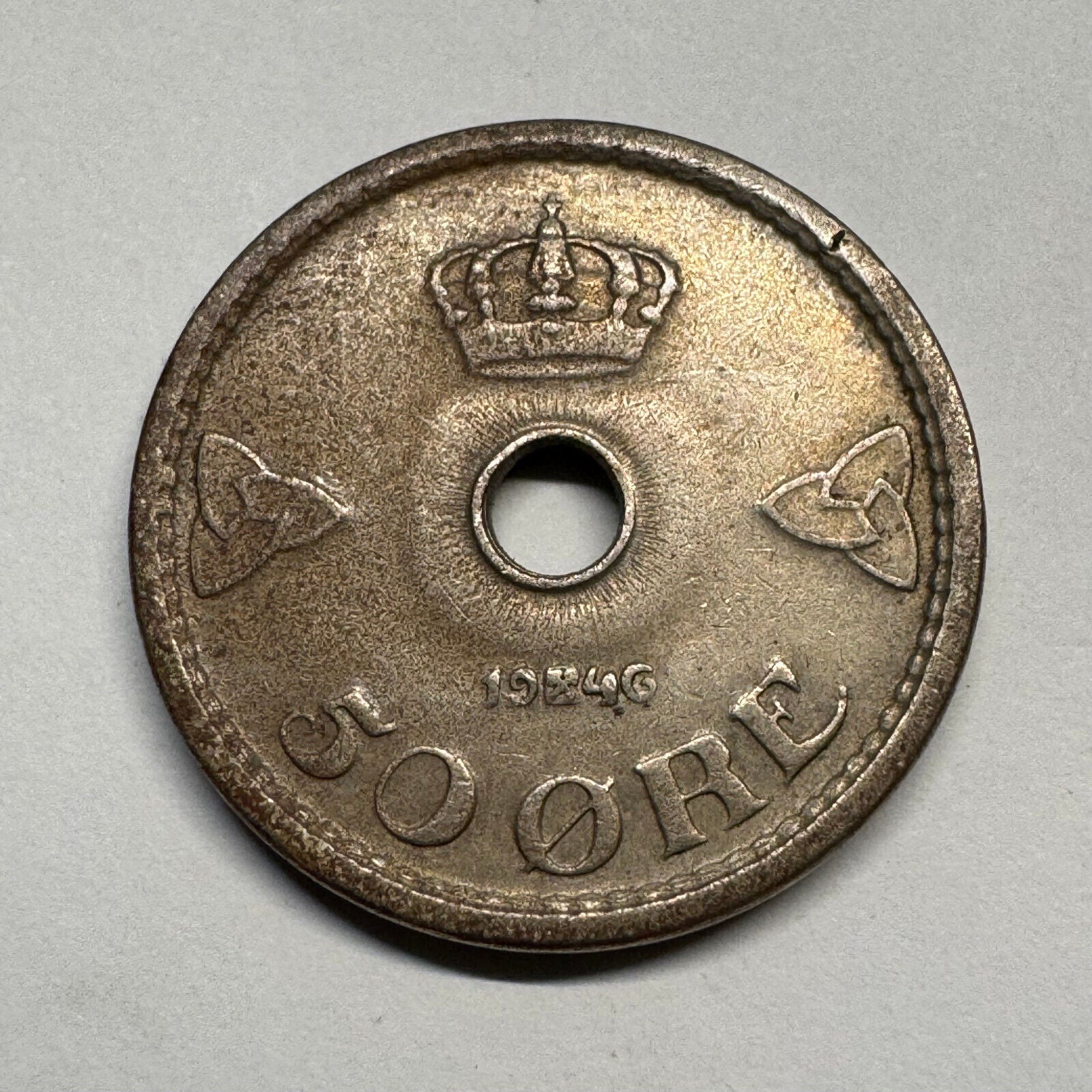 1946 Norway 50 Ore - Beautiful Coin - #B-056