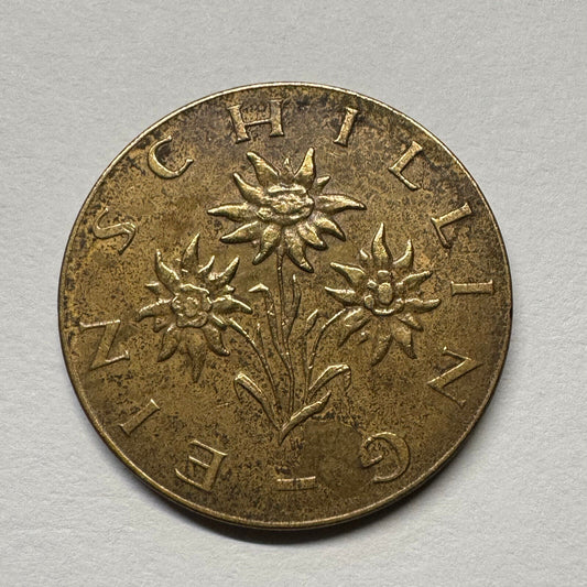 1968 Austria 1 Schilling - Beautiful Coin - #B-058