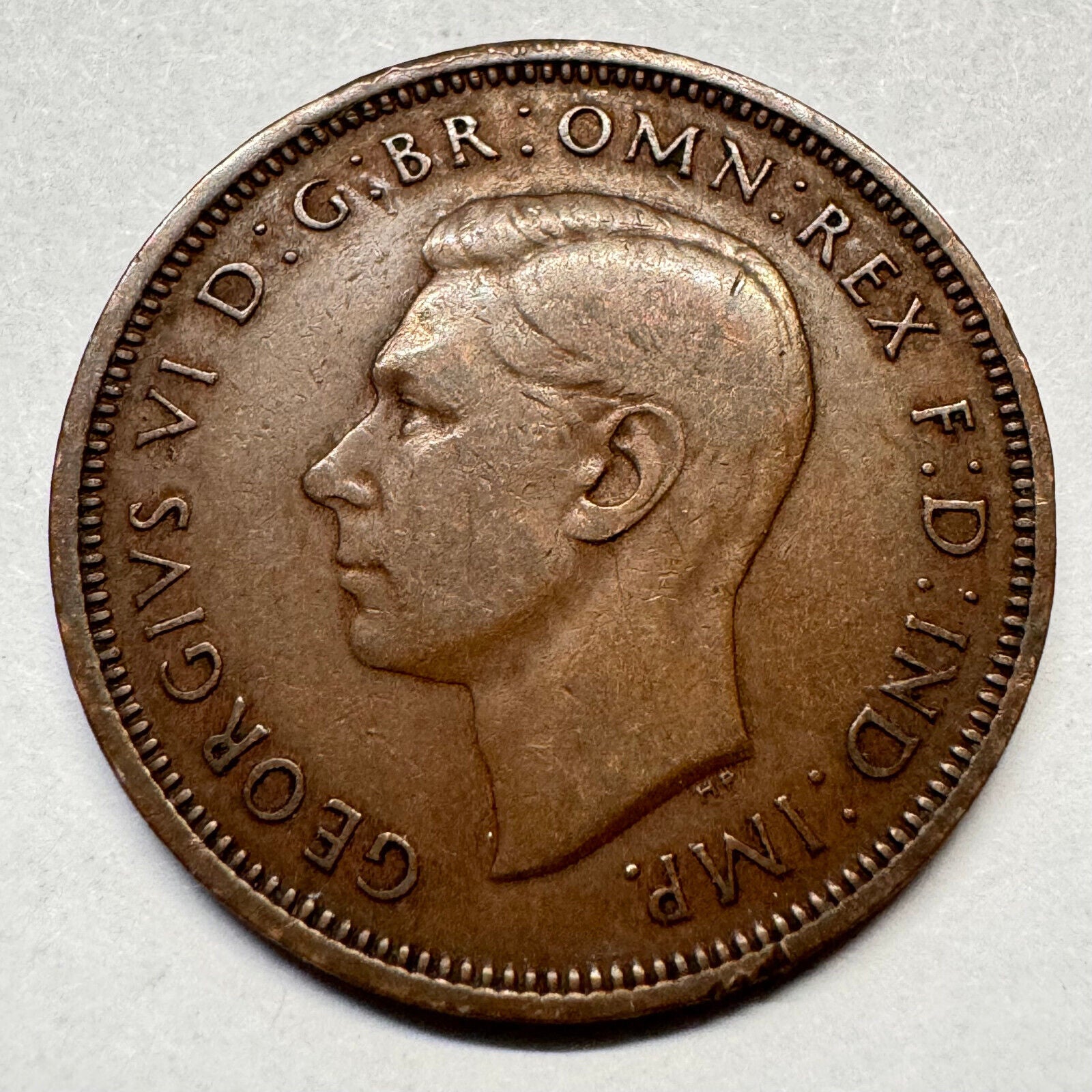 1940 UK 1/2 Penny - Beautiful Coin - #A-035