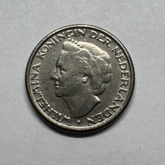 1948 Netherlands 10 Cents - Beautiful Coin - #B-024