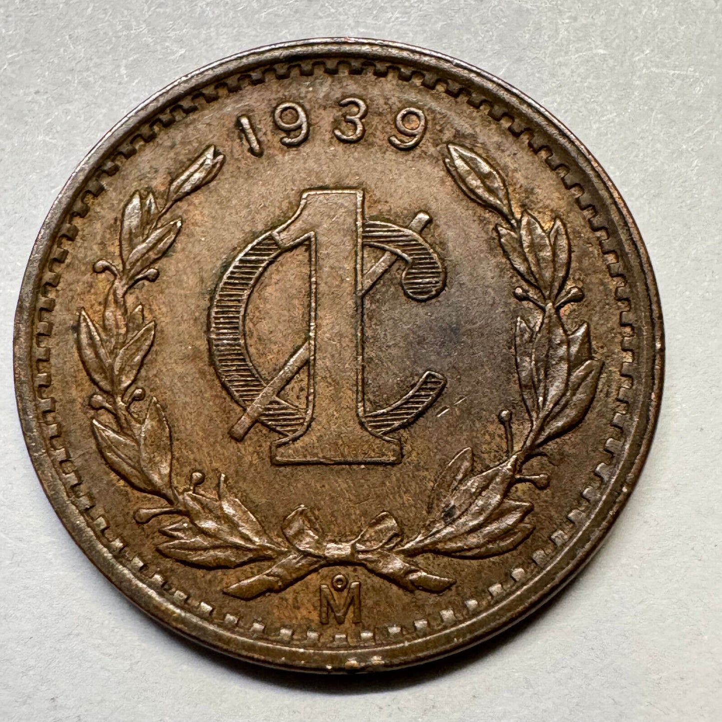 1939 Mexico 1 Cent - Beautiful Coin - #A-077