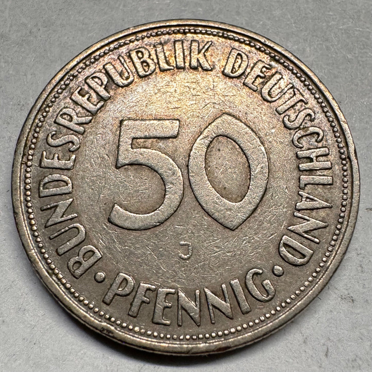 1950 Germany 50 Pfennig - J - Beautiful Coin - #A-025