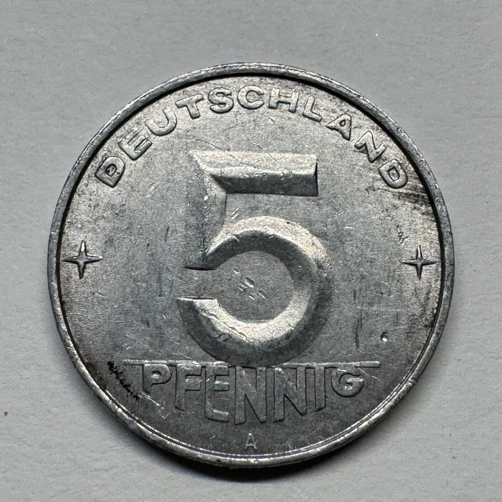  1952 Germany 5 Pfennig - Beautiful Coin - #B-053
