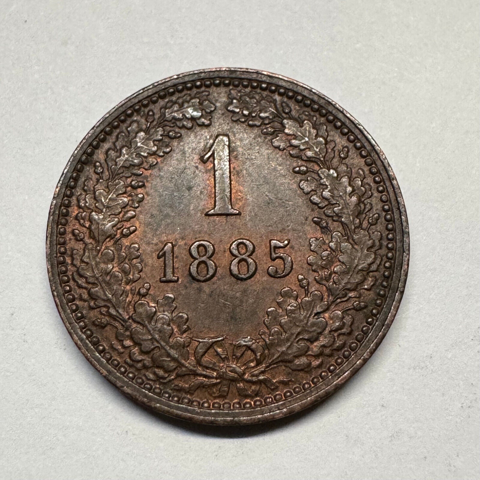 1885 Austria 1 Kreuzer - Beautiful Coin - #B-038