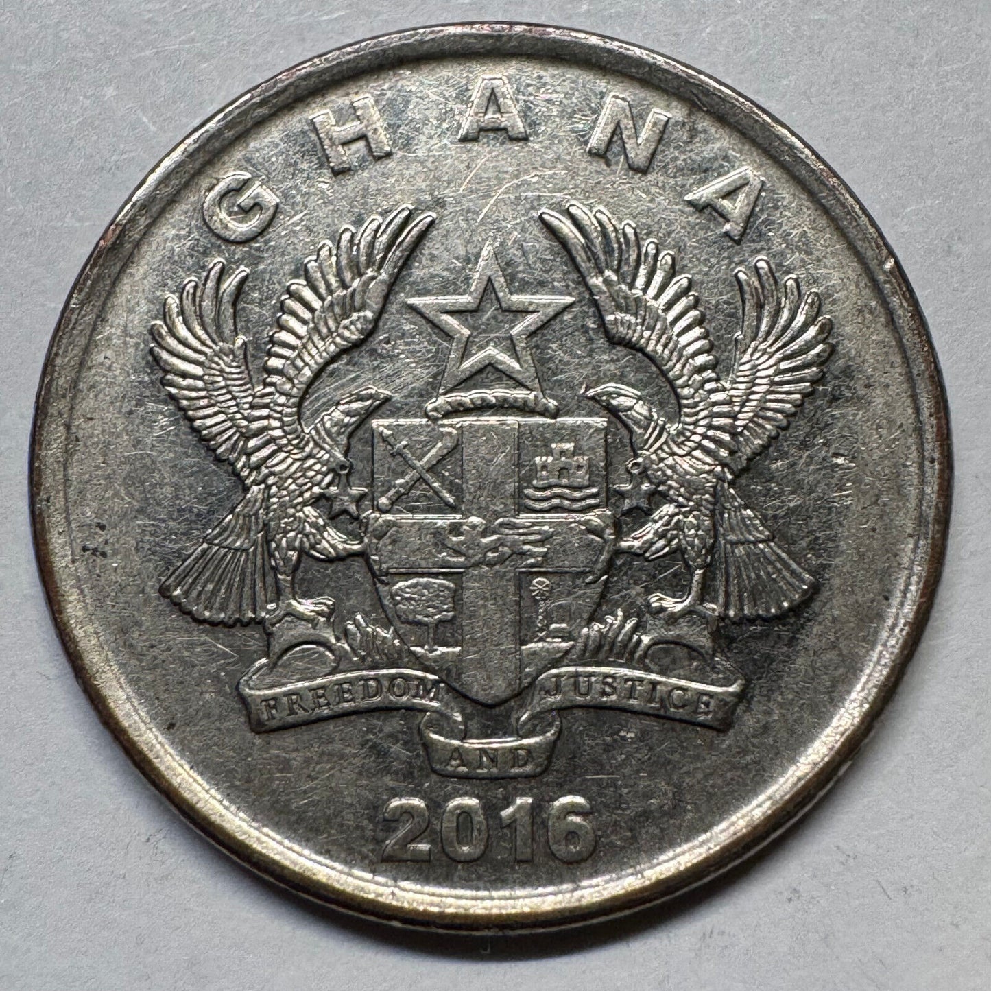 2016 Ghana 20 Pesewas - Beautiful Coin - #A-081