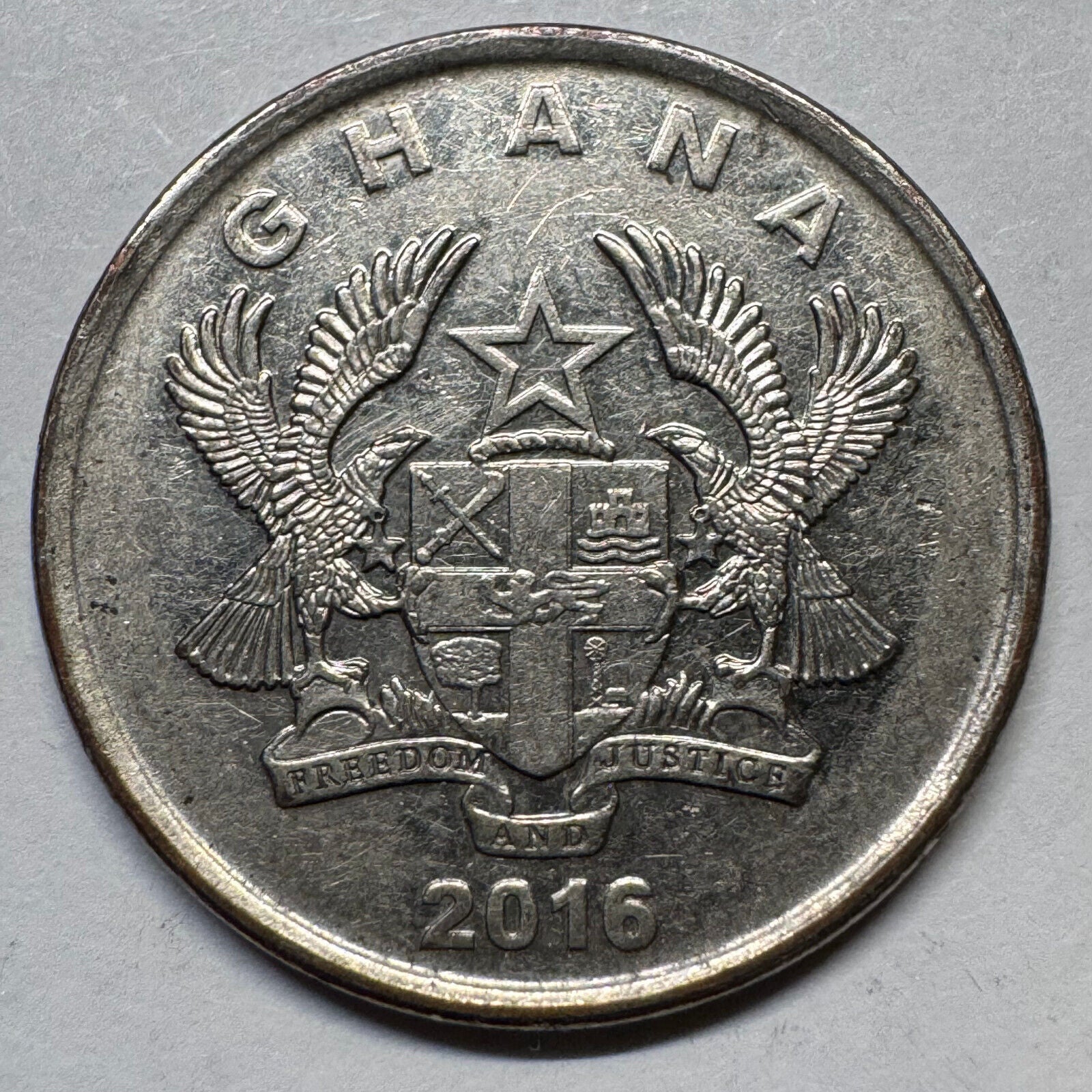 2016 Ghana 20 Pesewas - Beautiful Coin - #A-081