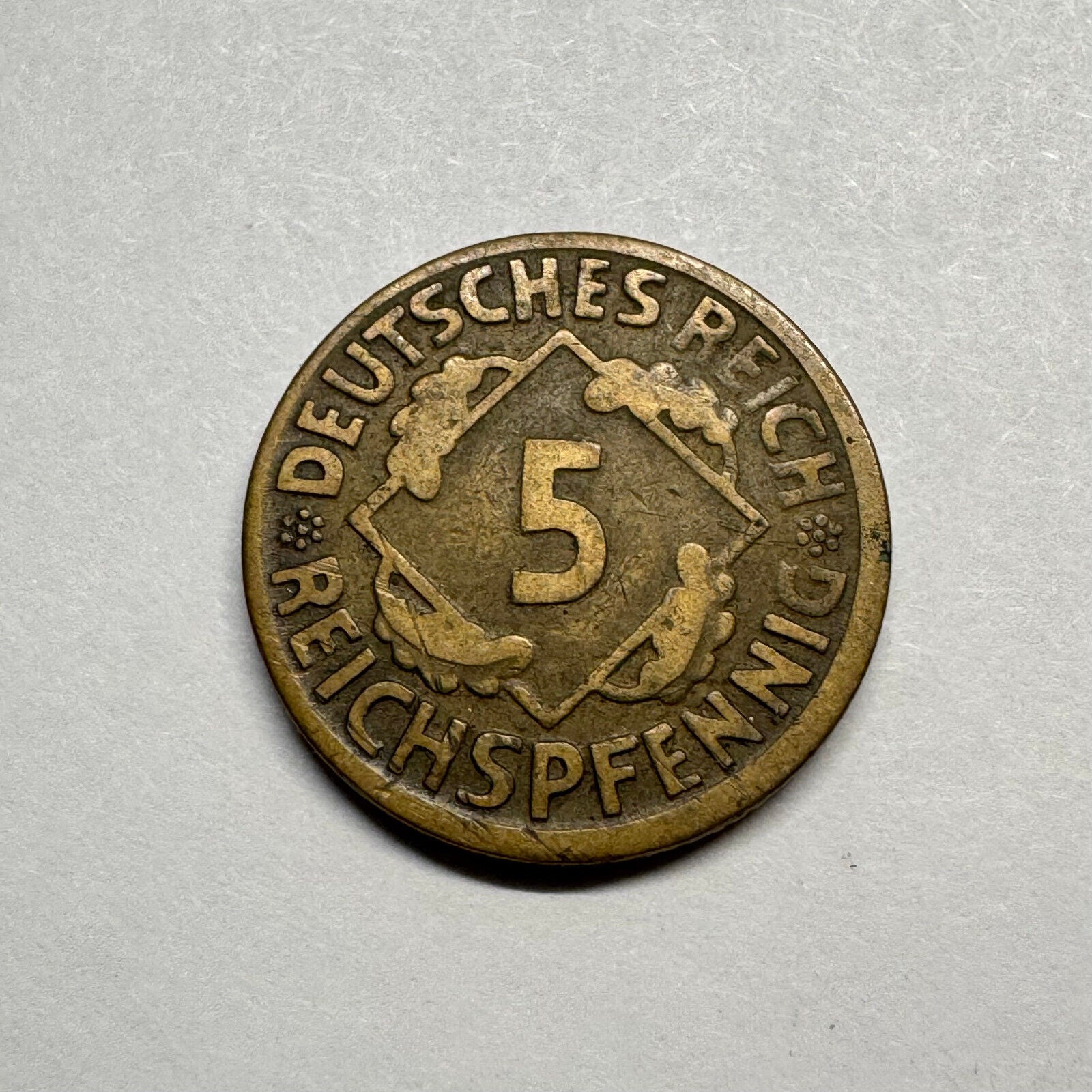 1925 Germany 5 Reichspfennig - Beautiful Coin - #B-005