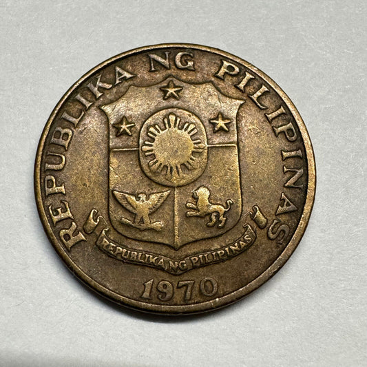 1970 Philippines 5 Sentimos - Beautiful Coin - #A-009