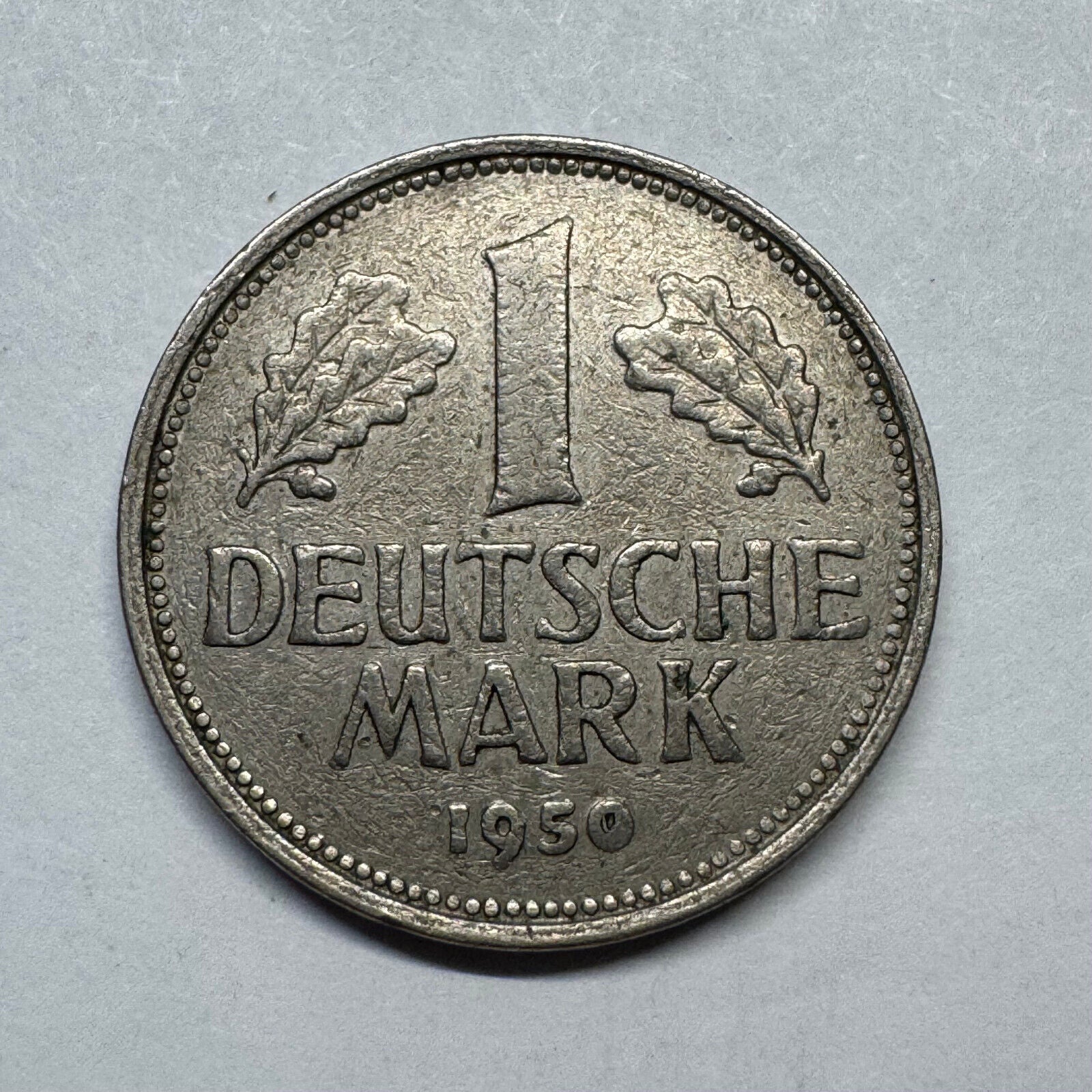 1950 Germany 1 Mark - Beautiful Coin - #B-035