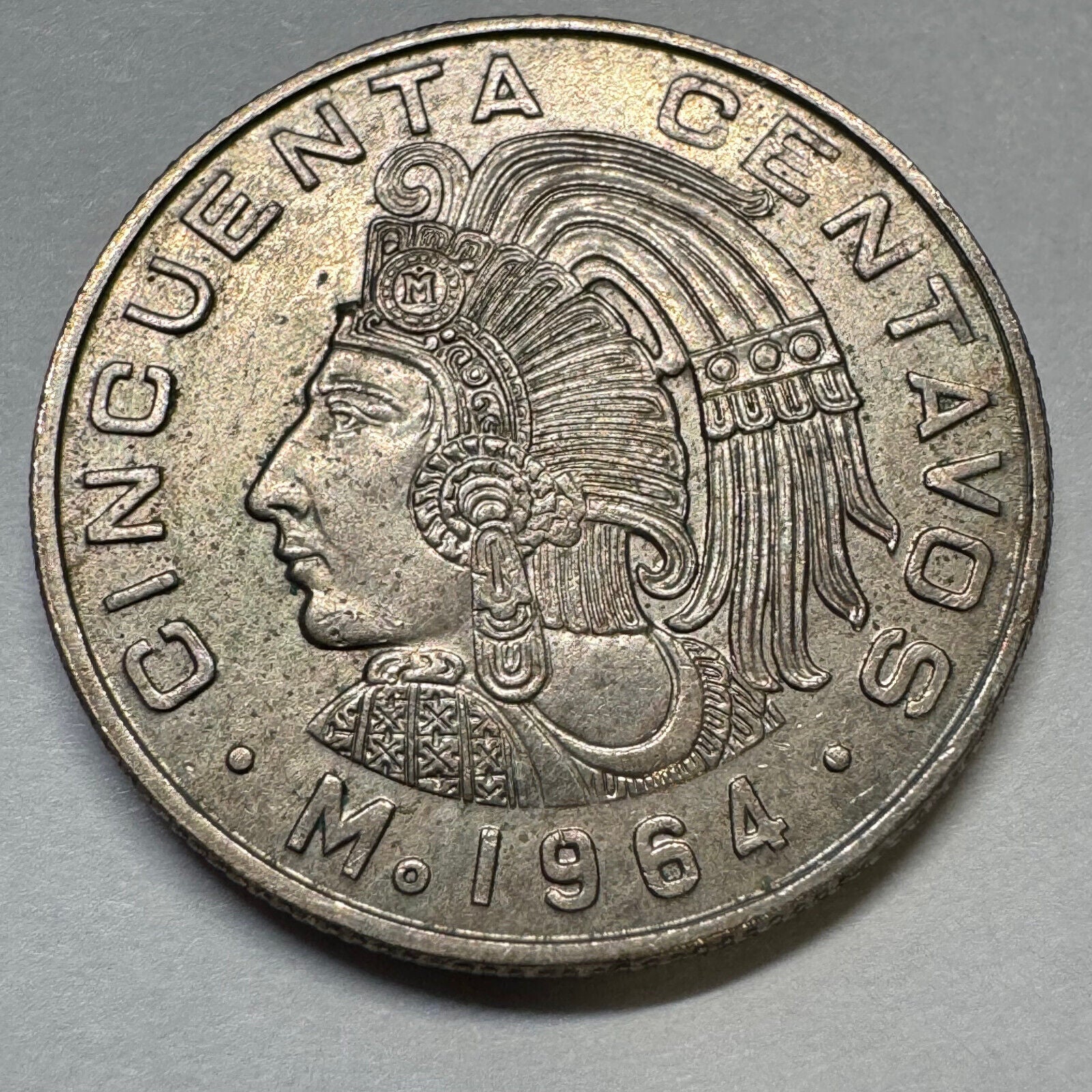 1964 Mexico 50 Centavos - Beautiful Coin - #A-071