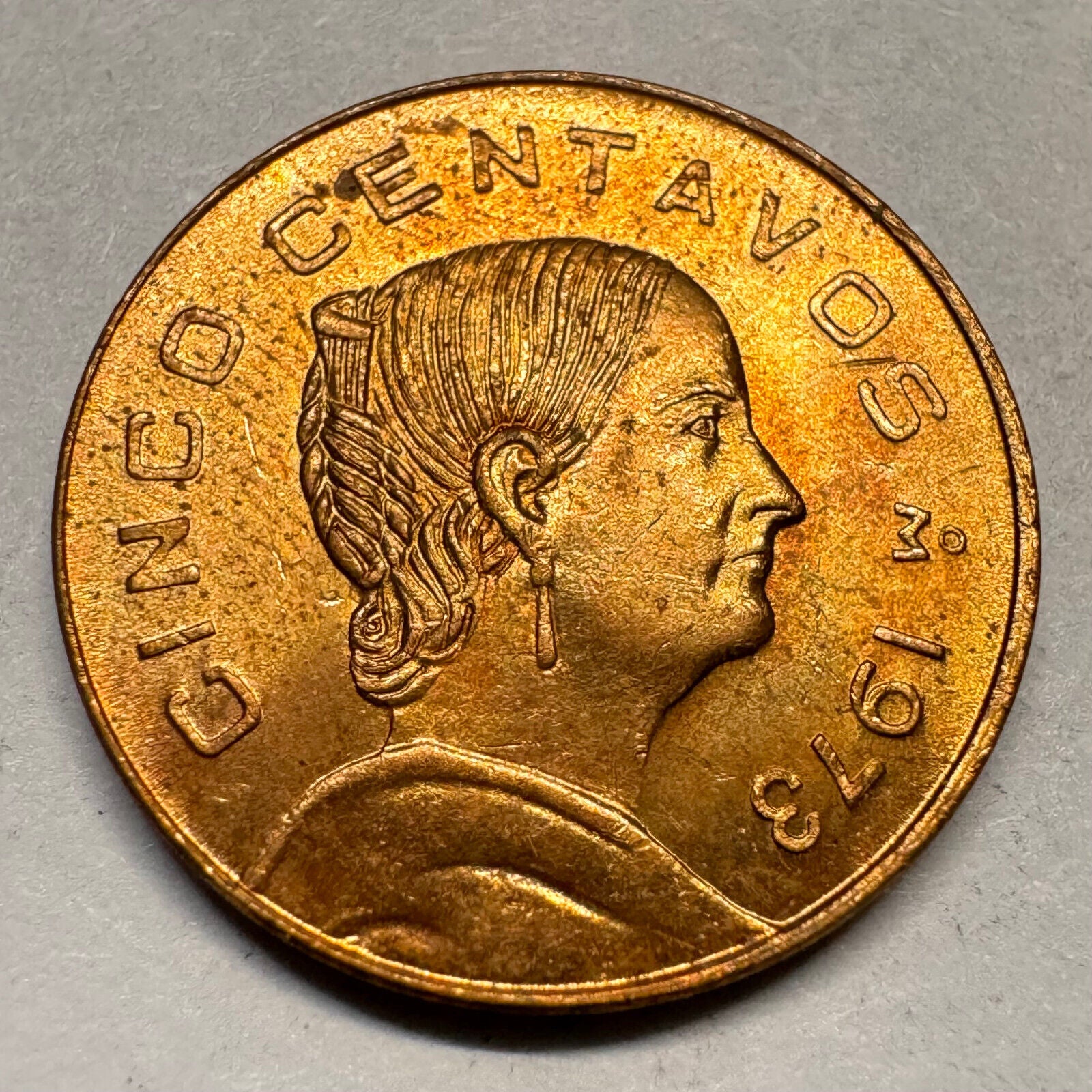 1973 Mexico 5 Centavos - Beautiful Coin - #A-048
