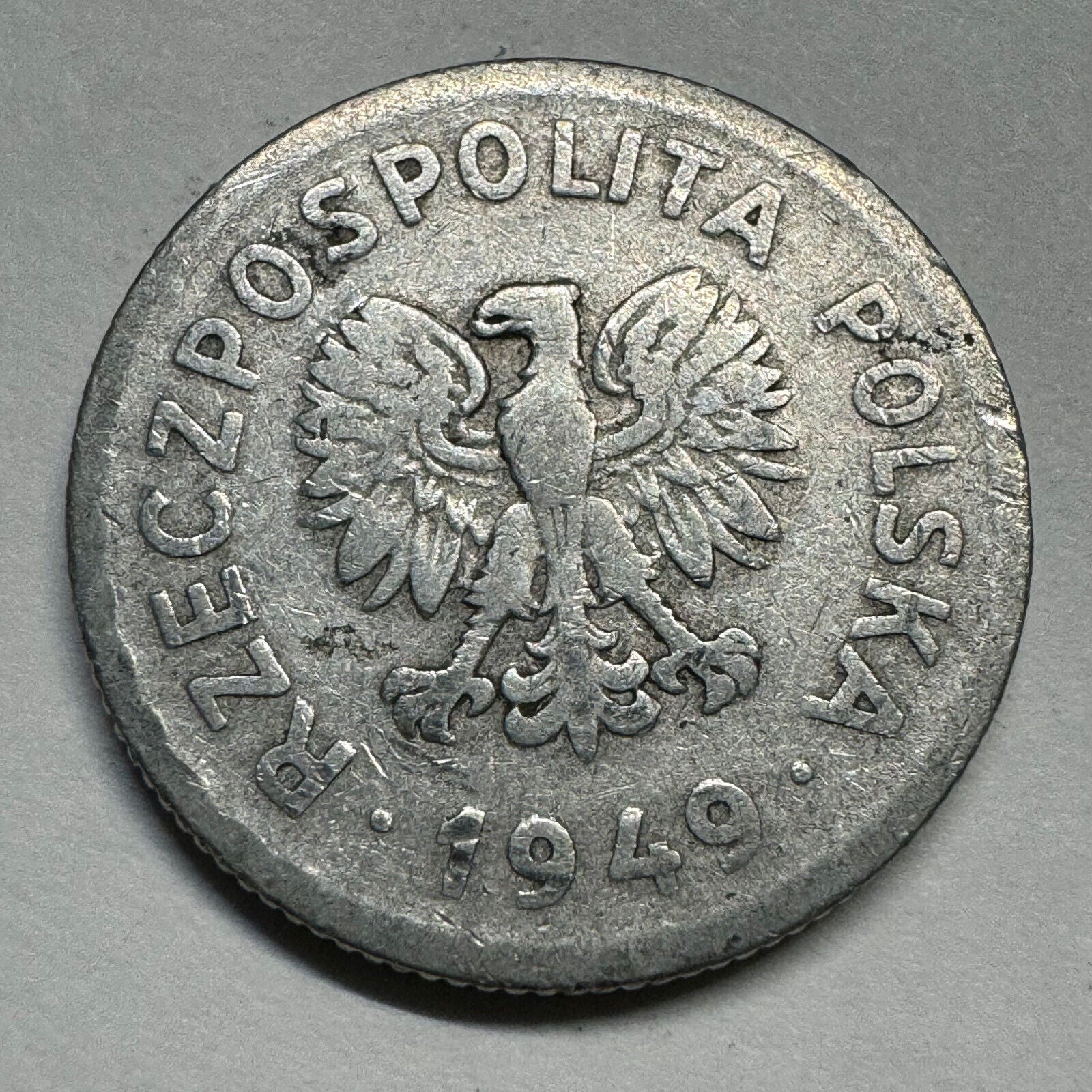 1949 Poland 1 Zloty - Beautiful Coin - #A-006